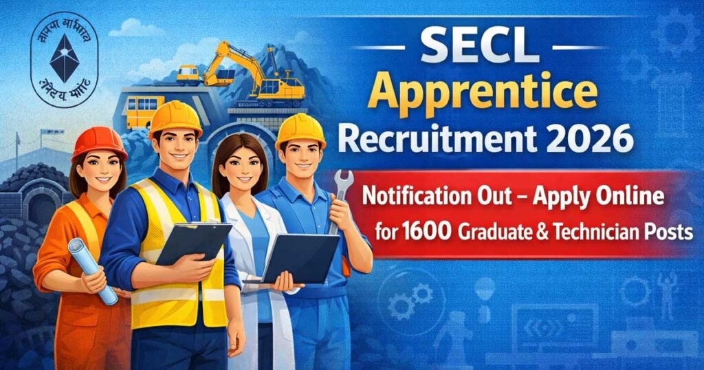 SECL Apprenticeship Vacancy 2026