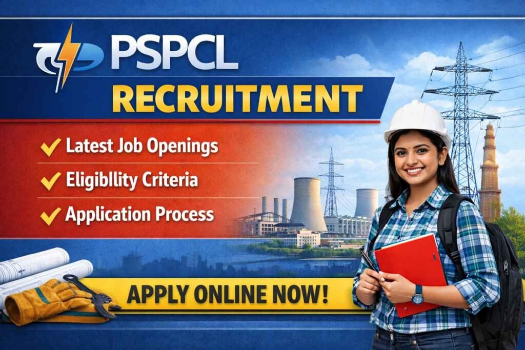 PSPCL Junior Engineer Recruitment 2026 Notification for 622 Posts